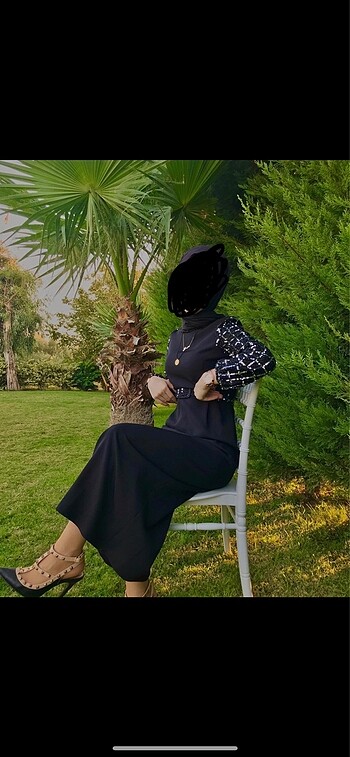 Tesettür kalem elbise