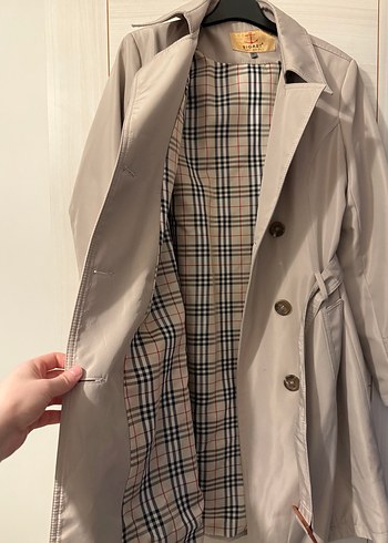 Bej Kadın Midi Trençkot - Görsel 4