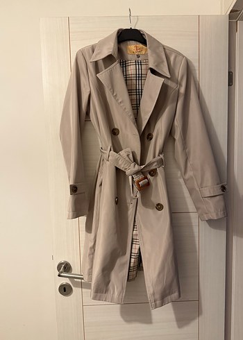 Bej Kadın Midi Trençkot - Görsel 2