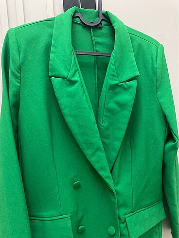 38 Beden yeşil Renk Blazer ceket