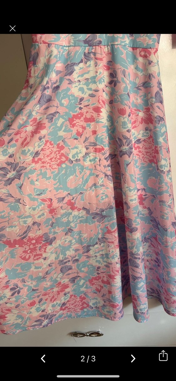 Pastel Renkli V Yakalı Uzun Bohem Elbise - Görsel 2