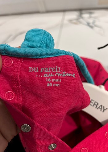 Renkli Nakışlı Kız Bebek Tulum - Görsel 3