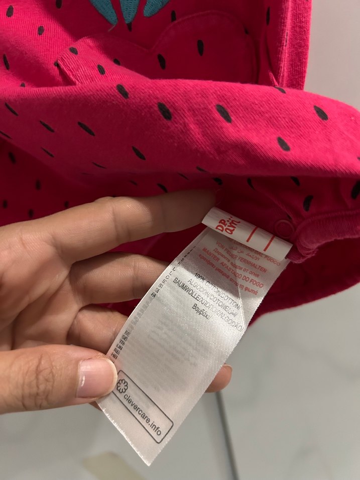 Renkli Nakışlı Kız Bebek Tulum - Görsel 4