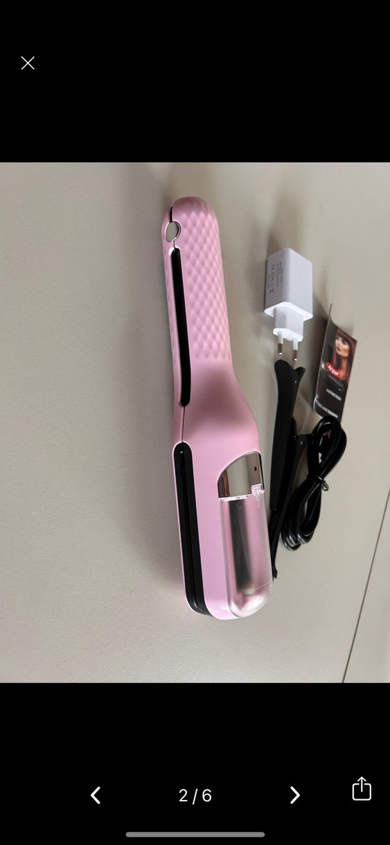 Pembe Kablosuz Saç Kesme Makinesi RH-6668 - Görsel 2