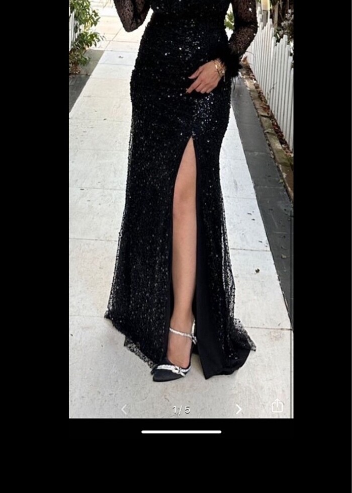 Siyah topuklu ayakkabı - Görsel 2