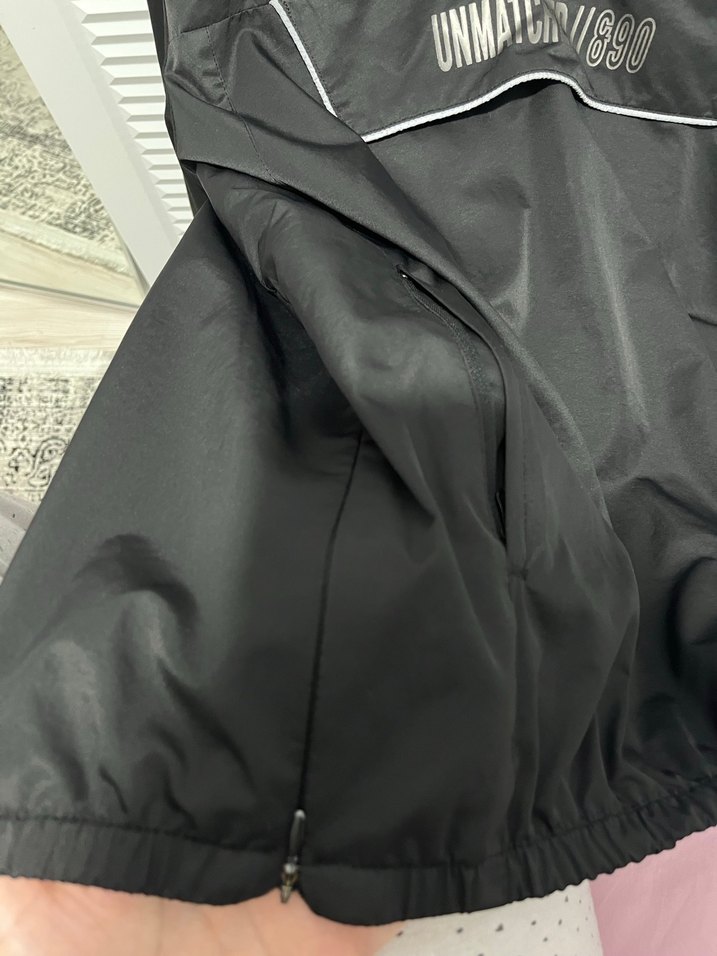 Erkek Siyah Yağmurluk - Görsel 3