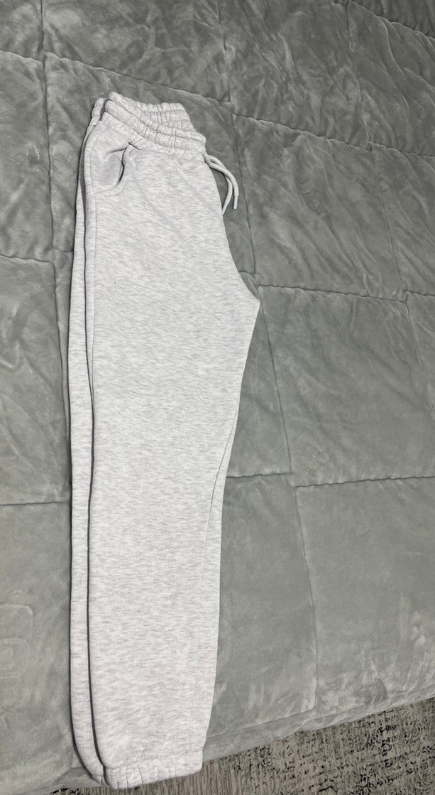 Gri Kadın Rahat Kesim Eşofman Altı - Görsel 2