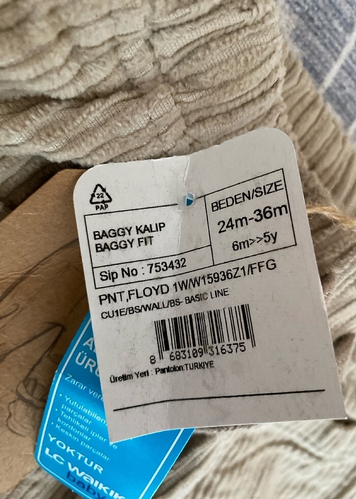 Kadife pantolon - Görsel 3