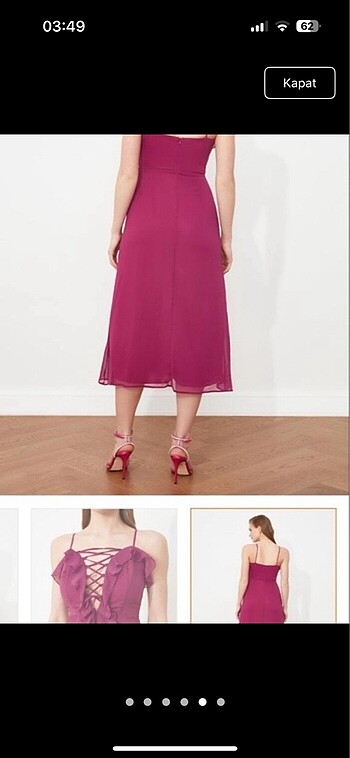 Etiketli elbise - Görsel 5