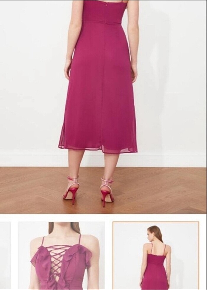 Etiketli elbise - Görsel 5