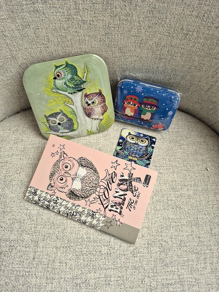 baykuşlu hediye set - Görsel 2