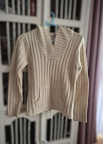 oxxo krem kazak - Görsel 6