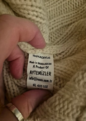 oxxo krem kazak - Görsel 7