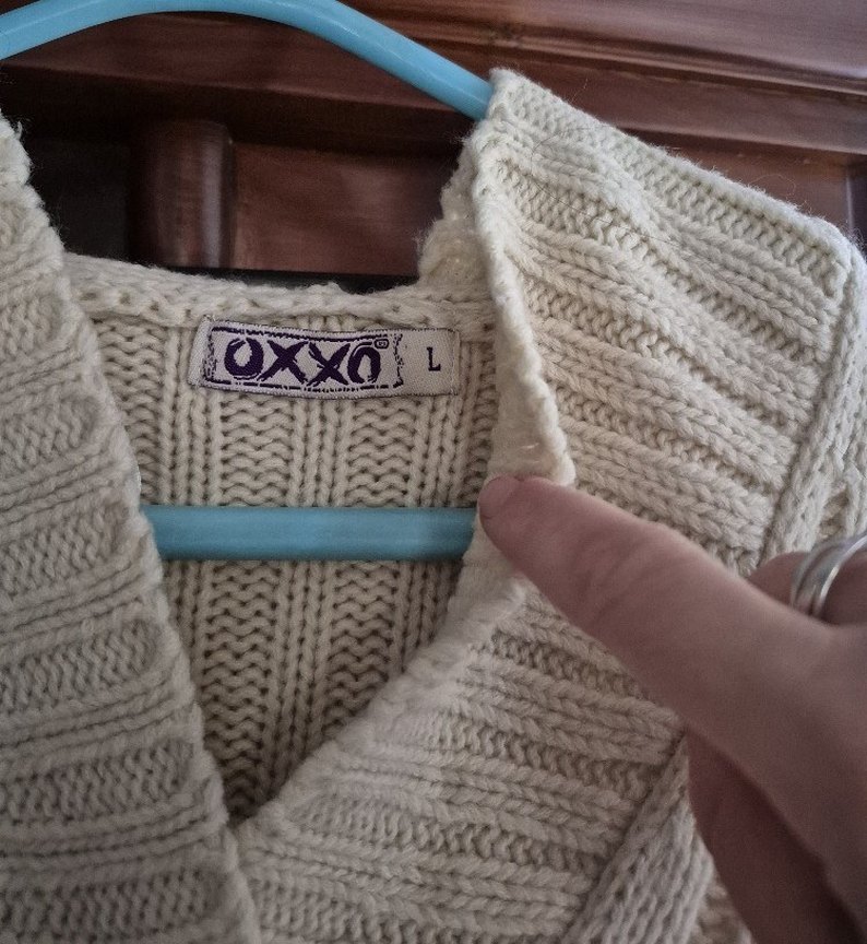 oxxo krem kazak - Görsel 3