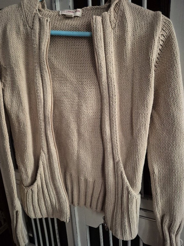 mango bej hırka - Görsel 4