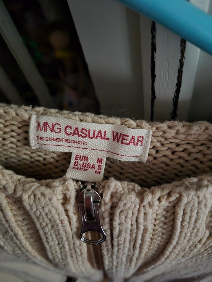 mango bej hırka - Görsel 5