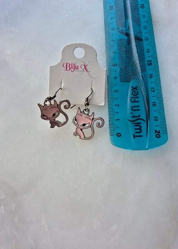 mine kedili küpe - Görsel 4