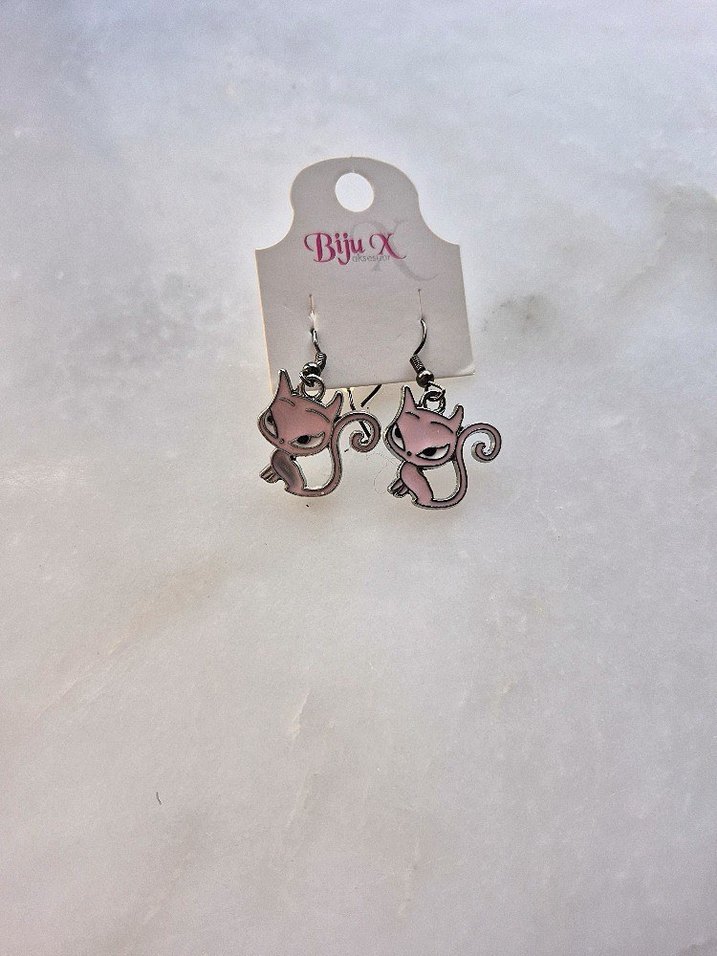 mine kedili küpe - Görsel 2