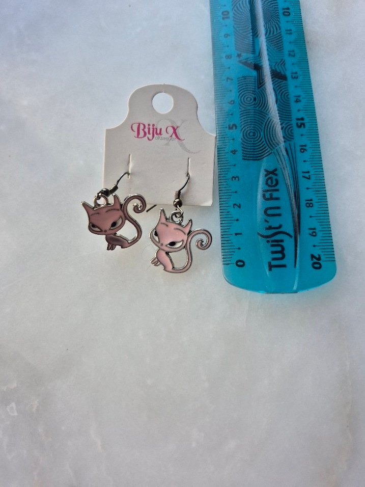 mine kedili küpe - Görsel 4