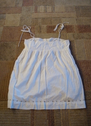 l Beden beyaz Renk beyaz mini elbise