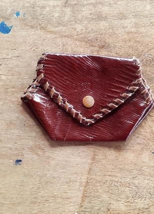 vintage deri cüzdan