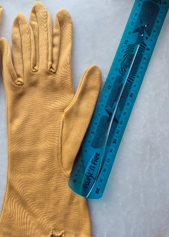 vintage hardal eldiven - Görsel 5