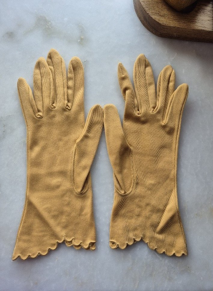 vintage hardal eldiven - Görsel 2