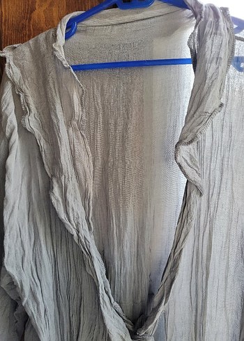 bohem ince Uzun Ceket - Görsel 6