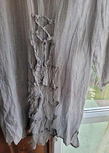 bohem ince Uzun Ceket - Görsel 7