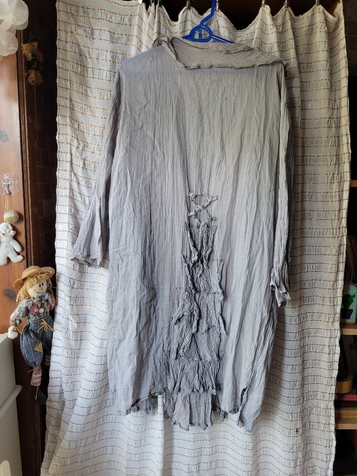 bohem ince Uzun Ceket - Görsel 4