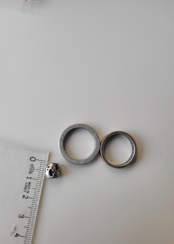 yüzük ve charm 3lü set - Görsel 5