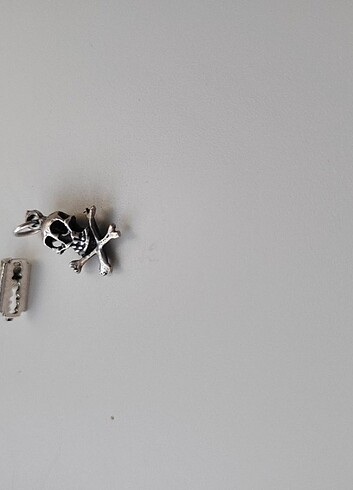 gümüş küpe ve kolye ucu set 2li - Görsel 6