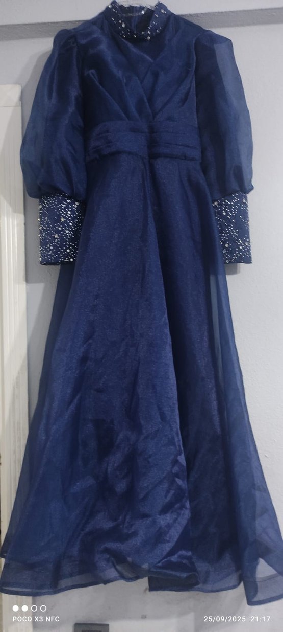 Uzun Tesettür Abiye - Görsel 2