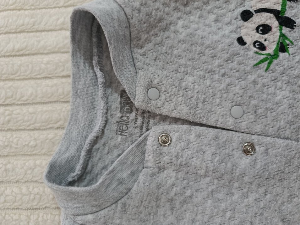 Gri Nakışlı Erkek Çocuk Hırka - Görsel 3