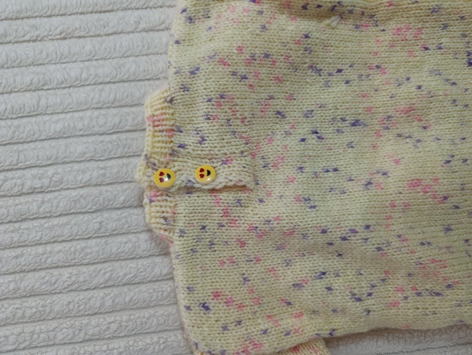 Kız Çocuk Vintage Çok Renkli Triko Kazak - Görsel 3