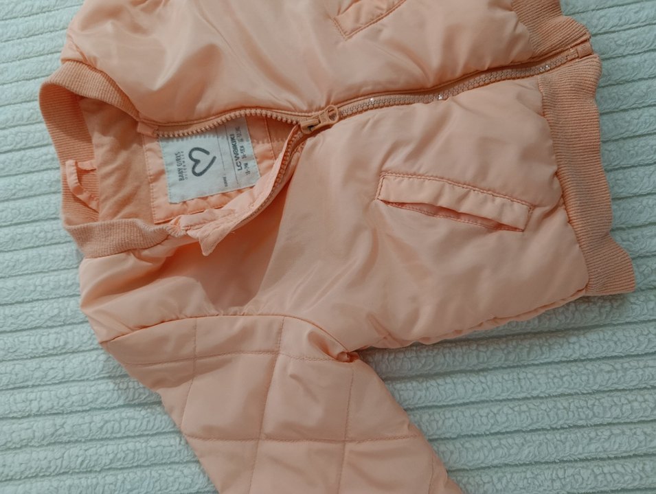 Kız Çocuk Pembe Fermuarlı Sweatshirt - Görsel 3