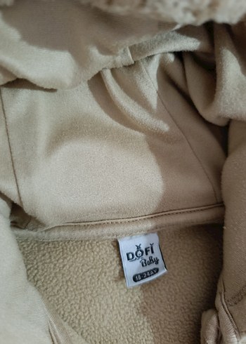 Bej Kürklü Bebek Tulumu - Görsel 2