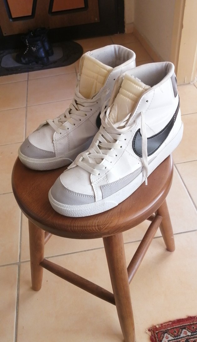 Beyaz Gri Bağcıklı Erkek Spor Ayakkabı - Görsel 3