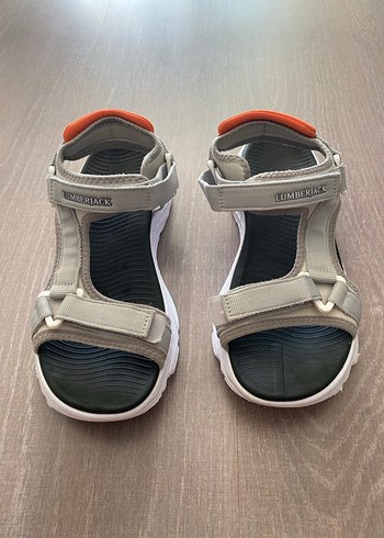 Lumberjack Gri Desenli Kadın Spor Dolgu Topuklu Sandalet - Görsel 2