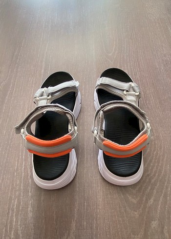 Lumberjack Gri Desenli Kadın Spor Dolgu Topuklu Sandalet - Görsel 3