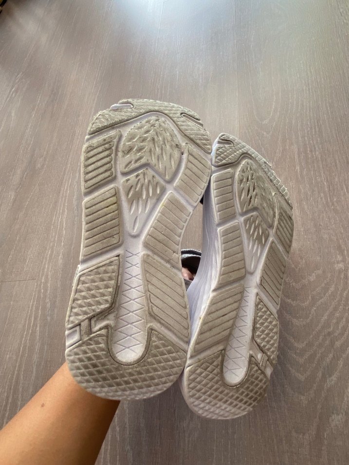 Lumberjack Gri Desenli Kadın Spor Dolgu Topuklu Sandalet - Görsel 4