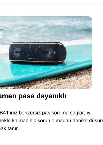 SINIFININ EN BÜYÜĞÜ VE EN GÜÇLÜSÜ SONY SRS-XB41 - Görsel 13
