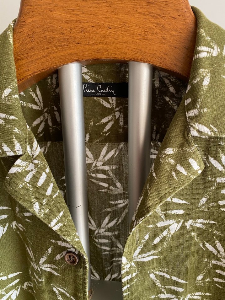 PİERRA CARDİN YAZ FESTİVAL KUM GÜNEŞ DENİZ GÖMLEĞİ KETEN - Görsel 3