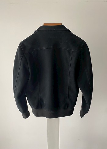 ZARA SPOR KESİM SİYAH SÜET ÇEKET MONT - Görsel 7