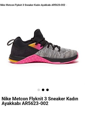 Nike Metcon Flyknit 3 Sneaker Kadın 39NUMARA