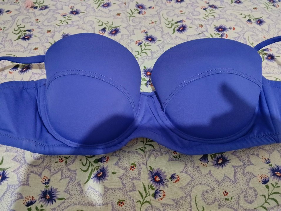 Koyu Mor Bohem Tarzı Kadın Bikini Üstü - Görsel 5