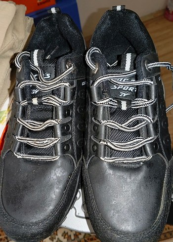 Siyah Bağcıklı Erkek Spor Ayakkabı - Görsel 6