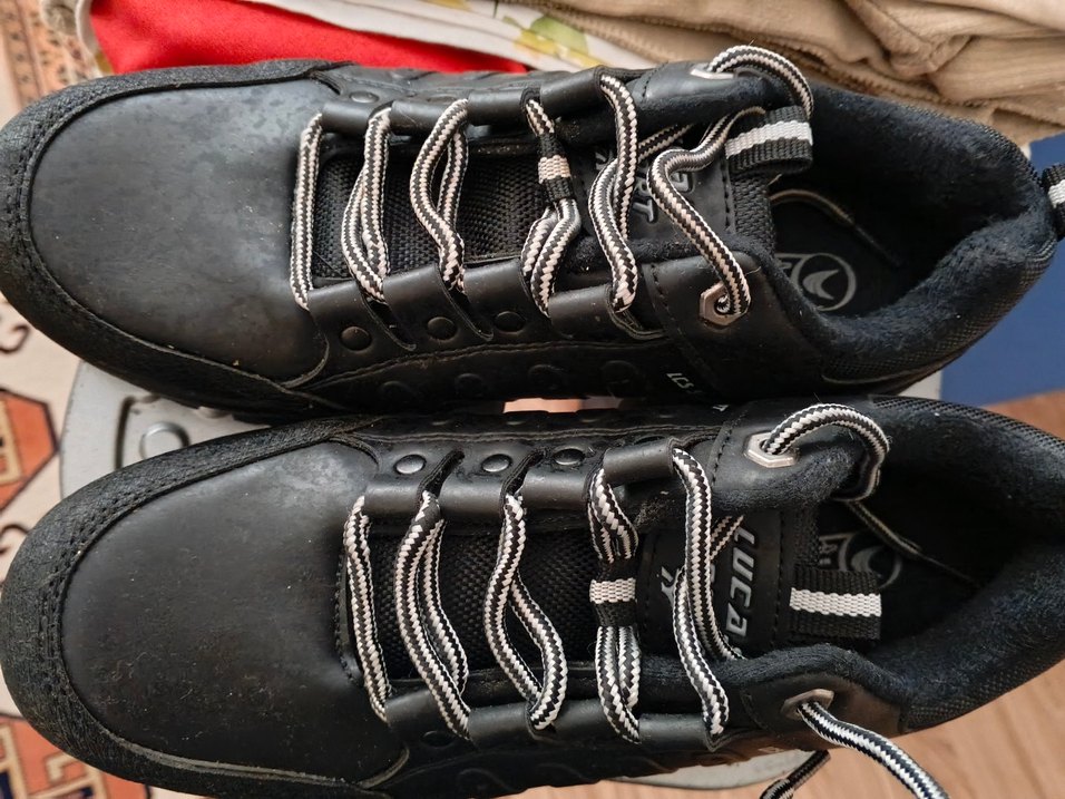 Siyah Bağcıklı Erkek Spor Ayakkabı - Görsel 4