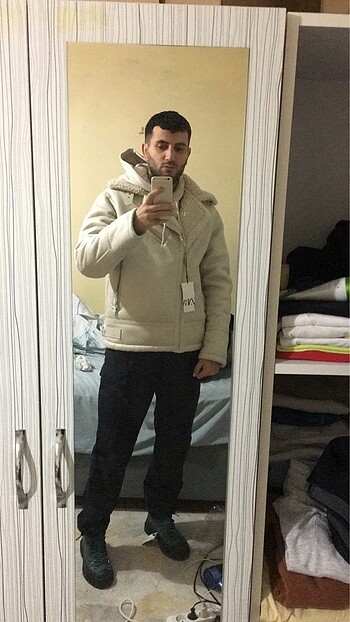 m Beden ZARA BİKER MONT