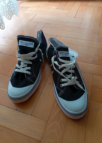 Siyah Gri U.S. Polo Assn. Spor Ayakkabı sıfır